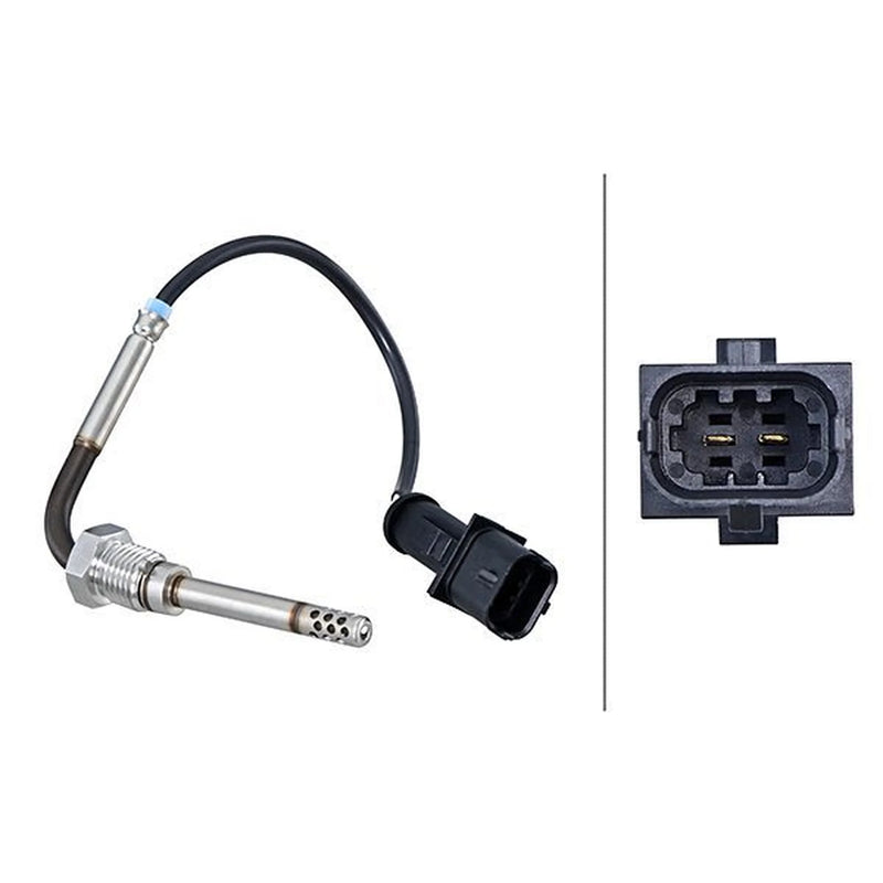 Hella Exhaust Gas Temperature Sensor Front 6PT 010 376-521