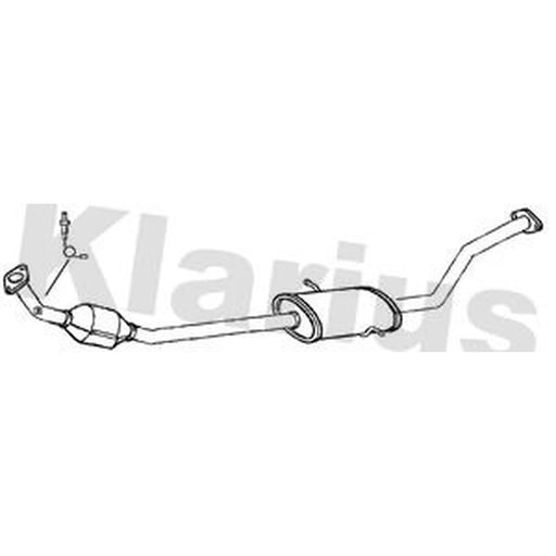 Klarius Catalyst Type Approved With Pipe 312512