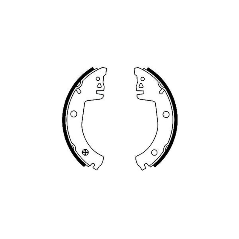 Textar Brake Shoe Set Axle Kit 91041700
