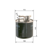 Bosch Fuel Filter Element 0 450 906 458