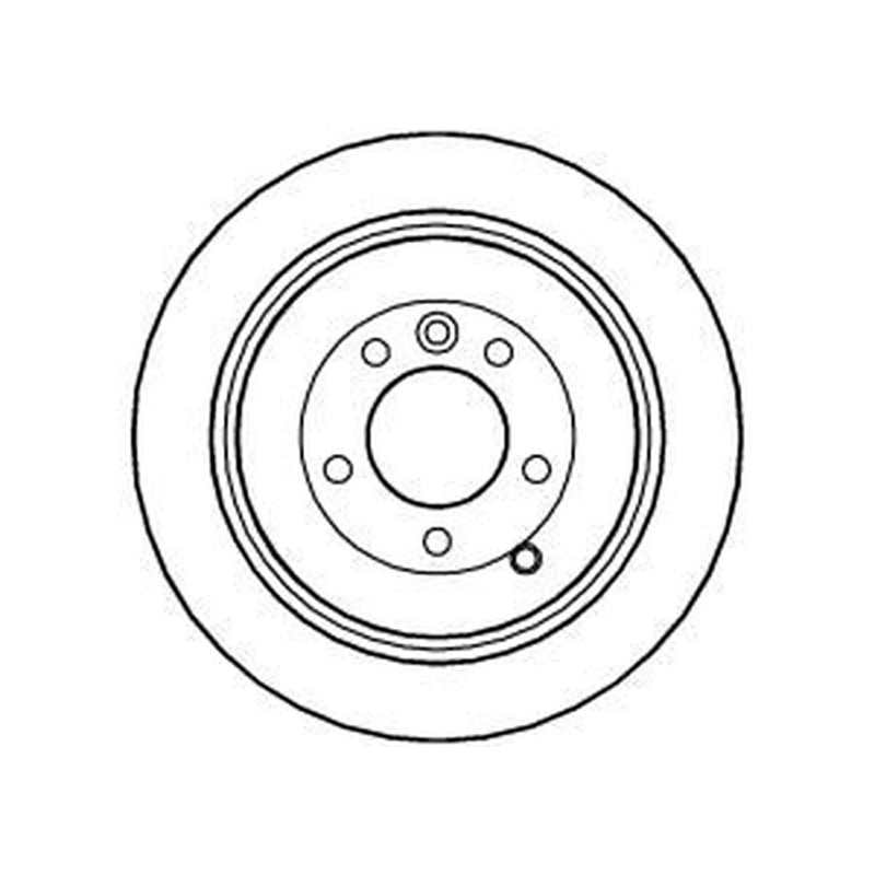 Abtex 2 x Vented Rear Brake Discs BD1393V