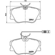 Mintex Front Brake Pad Set MDB1437