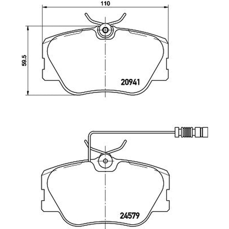 Mintex Front Brake Pad Set MDB1437