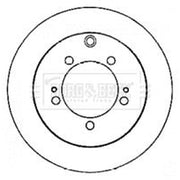 Borg & Beck 2 x Solid Rear Brake Discs BBD4556