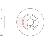 Apec 2 x Vented Front Brake Discs DSK2883