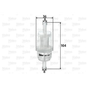 Valeo Fuel Filter Element 587524
