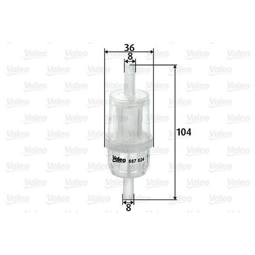 Valeo Fuel Filter Element 587524