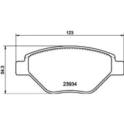 DON Front Brake Pad Set PCP1386