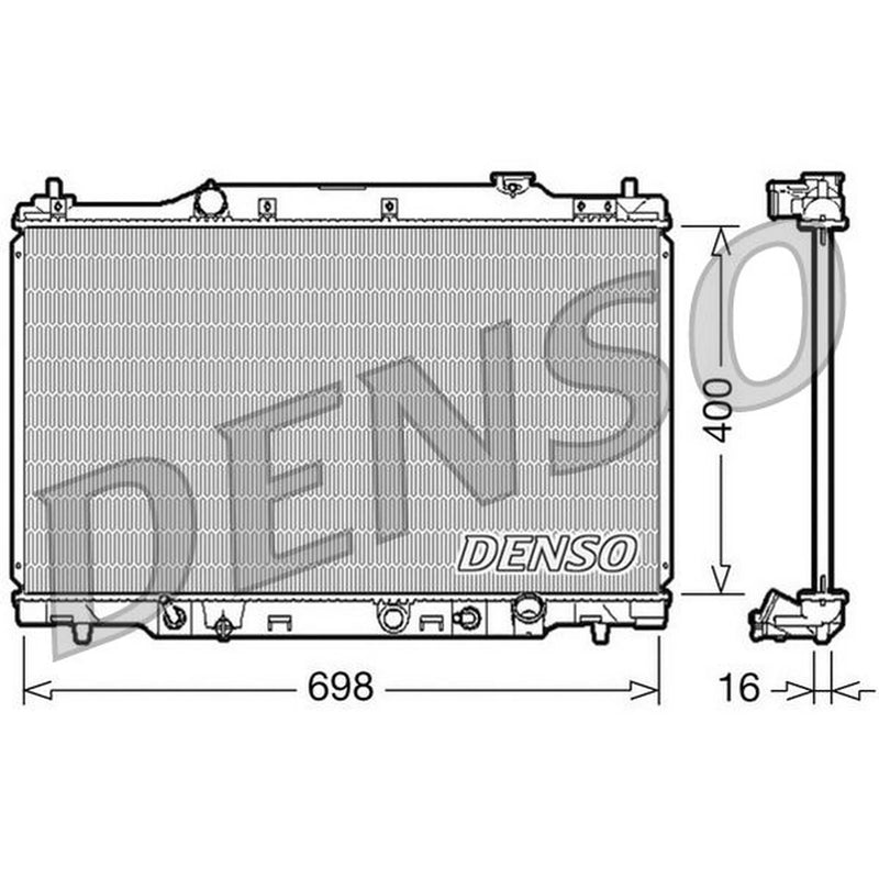 Denso Engine Radiator DRM40016