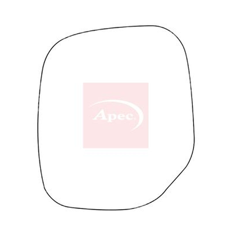 Apec Exterior Wing Mirror Glass Right AMS2220