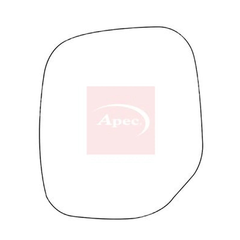 Apec Exterior Wing Mirror Glass Right AMS2220