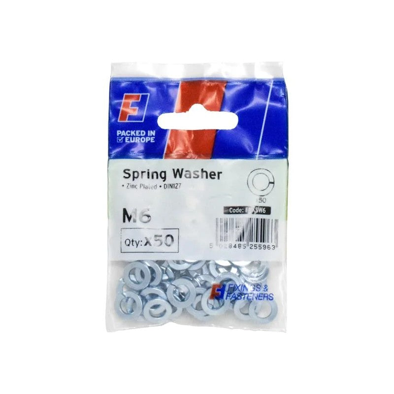 ForgeFix Spring Washer M6 ForgePack 50 - FPKSW6