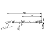 Bosch Brake Hydraulic Hose Line Rear Left 1 987 476 989
