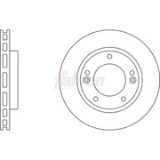 Fahren 2 x Vented Front Brake Discs FBD6464