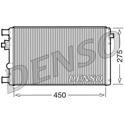 Denso Engine Radiator DRM09042