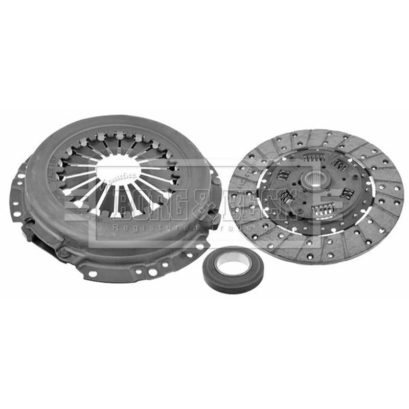 Borg & Beck Clutch Kit Set 3pc 242mm HK9346