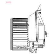 Denso Heater Blower Fan DEA09203