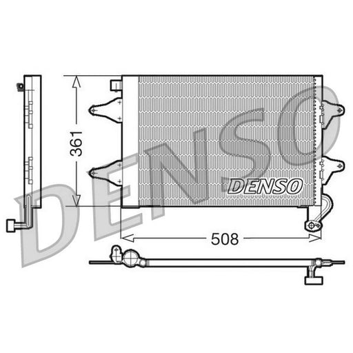 Denso Air Conditioning Condenser DCN27004