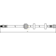 NAPA Brake Hydraulic Hose Line Front NBH1310