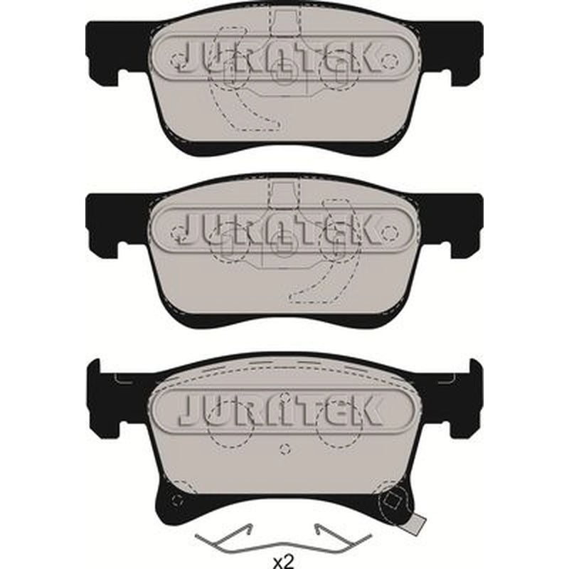Juratek Front Brake Pad Set JCP8060