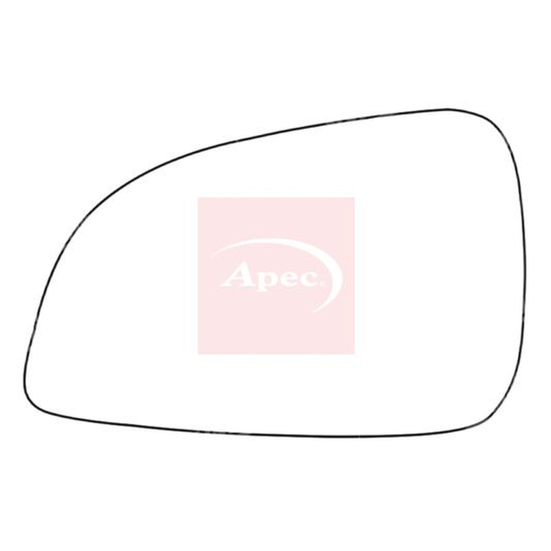 Apec Exterior Wing Mirror Glass Left AMS2157