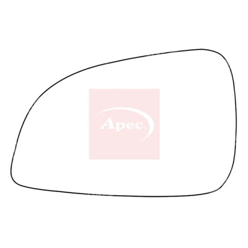 Apec Exterior Wing Mirror Glass Left AMS2157