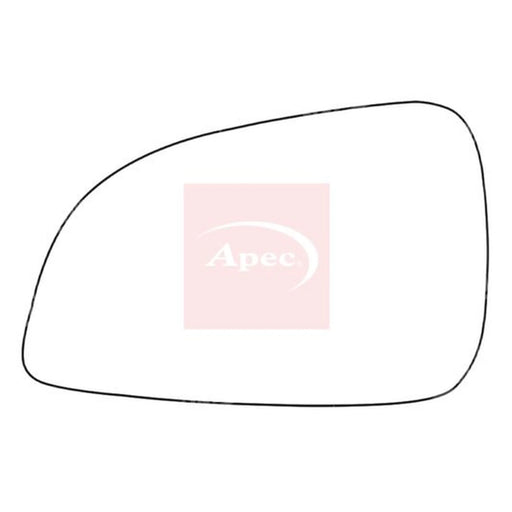 Apec Exterior Wing Mirror Glass Left AMS2157