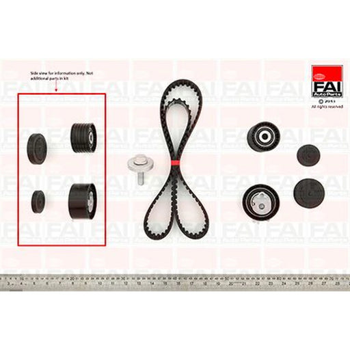 FAI Timing Belt Kit with Rollers TBK171