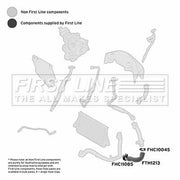 First Line Intercooler Turbo Charge Air Hose FTH1213