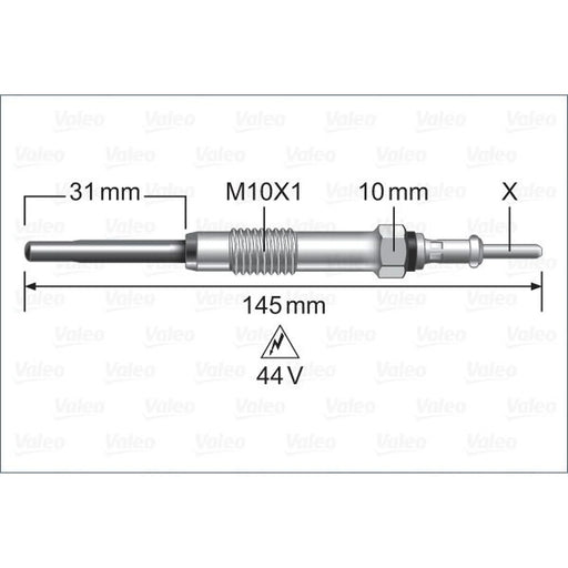 Valeo Diesel Engine Glow Plug 345234