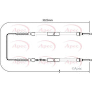 Apec Handbrake Cable Left Rear CAB1066