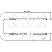Apec Handbrake Cable Left Rear CAB1066