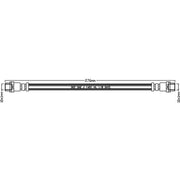 Abtex Brake Hydraulic Hose Line Rear ABH1101