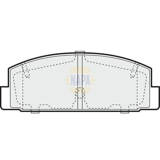 NAPA Rear Brake Pad Set NBP1278