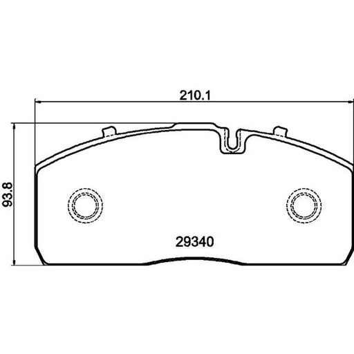 DON Brake Pad Set CVP135K