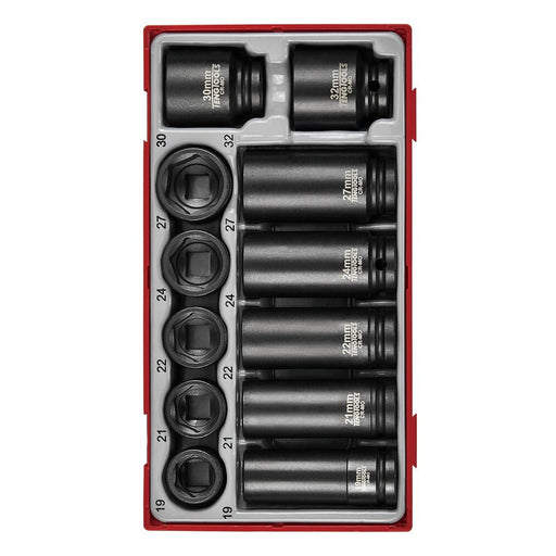 Teng Tools Impact Socket Set 1/2" Drive 14 Pieces TT9212