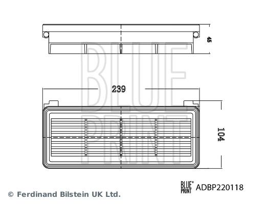 Blue Print Engine Air Filter