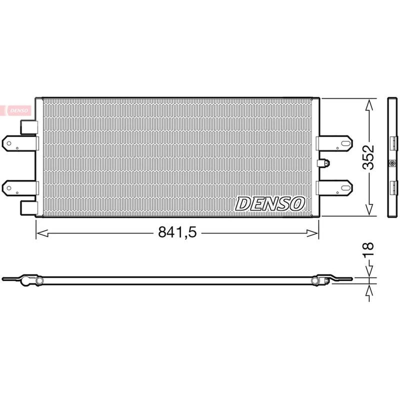 Denso Air Conditioning Condenser DCN99053