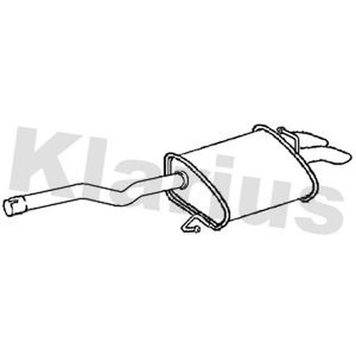 Klarius Box With Tail Pipe Rear AU338M