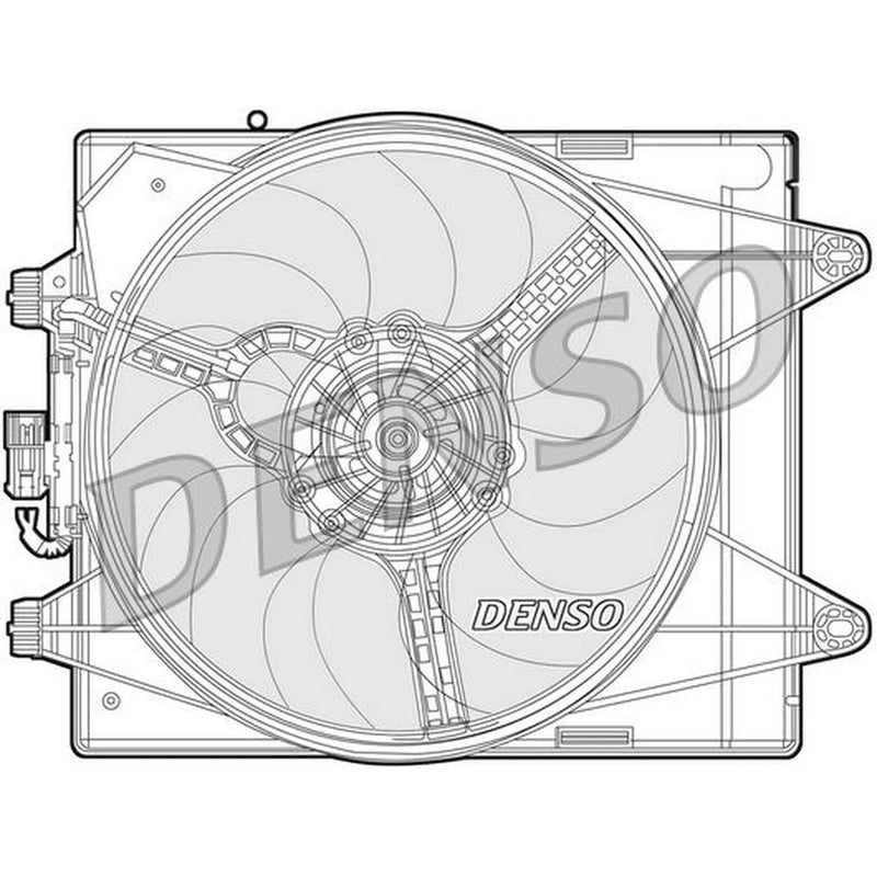 Denso Engine Cooling Fan DER13004