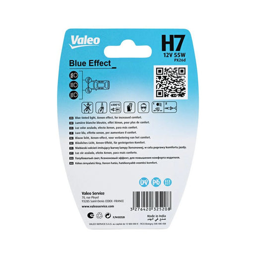 Valeo H7 Bulb Blister Blue Effect 032520 032520