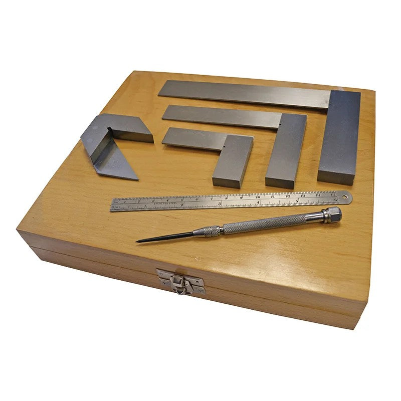 Faithfull Engineer's Marking & Measuring Set, 6 Piece - FAIESMEASURE
