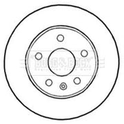 Borg & Beck 2 x Front Brake Discs BBD4641