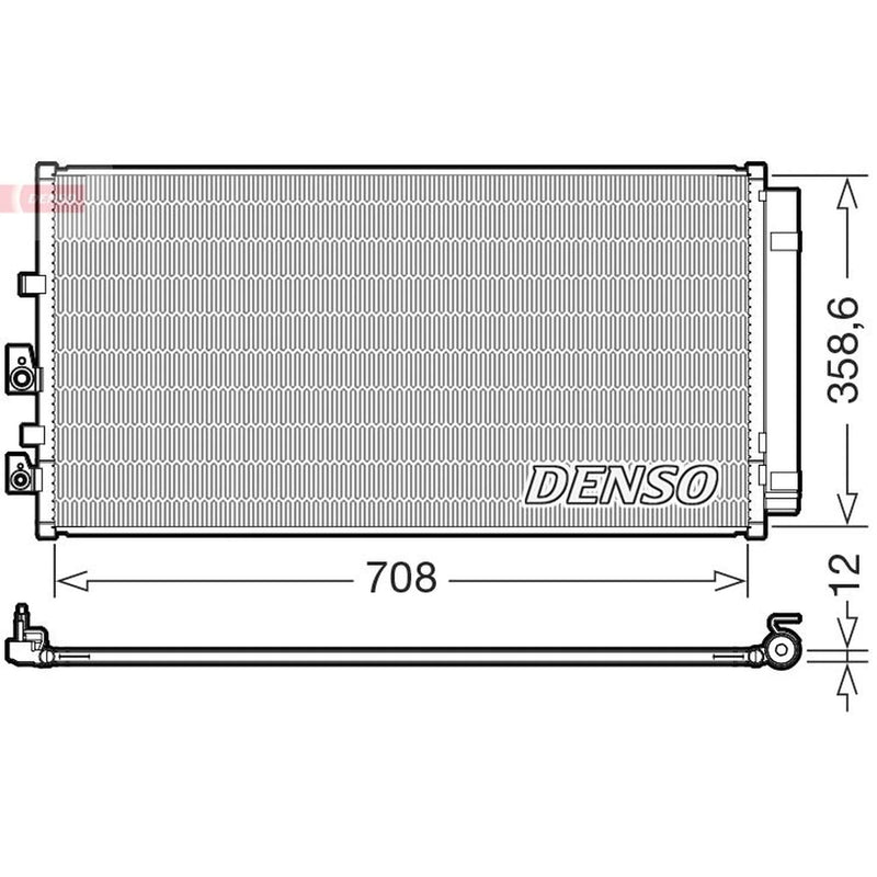 Denso Air Conditioning Condenser DCN10062