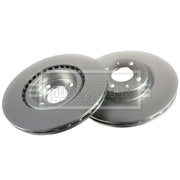 Borg & Beck 2 x Vented Front Brake Discs BBD4056