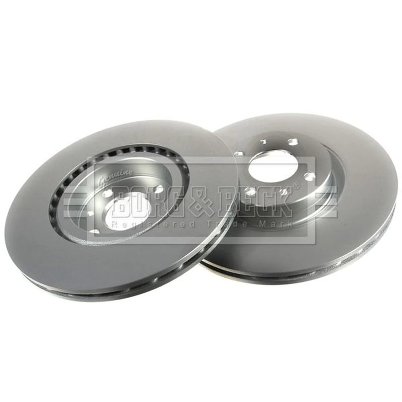 Borg & Beck 2 x Vented Front Brake Discs BBD4056