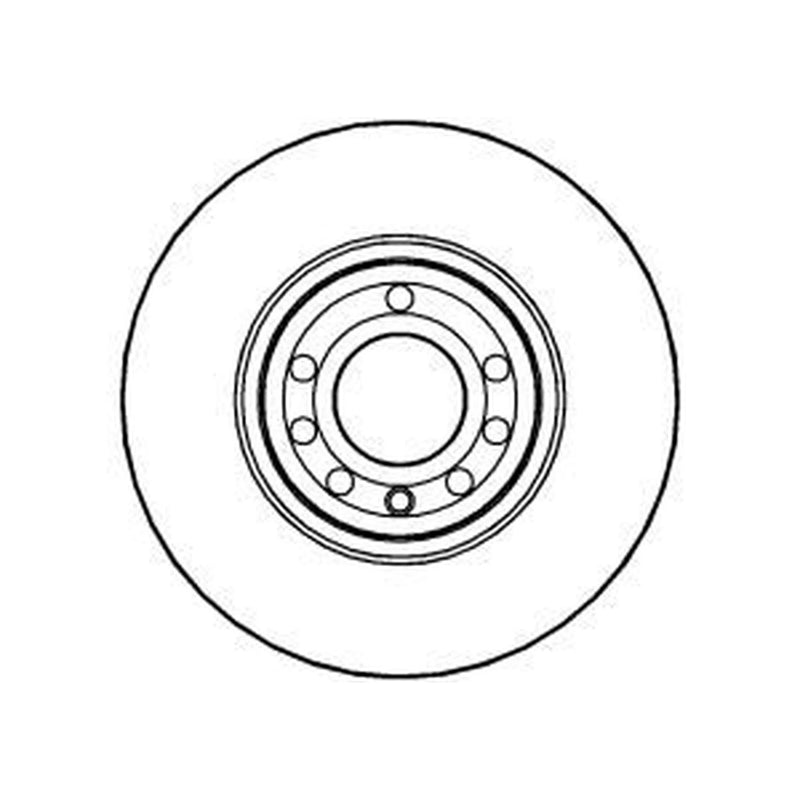 Abtex 2 x Vented Front Brake Discs BD1053V