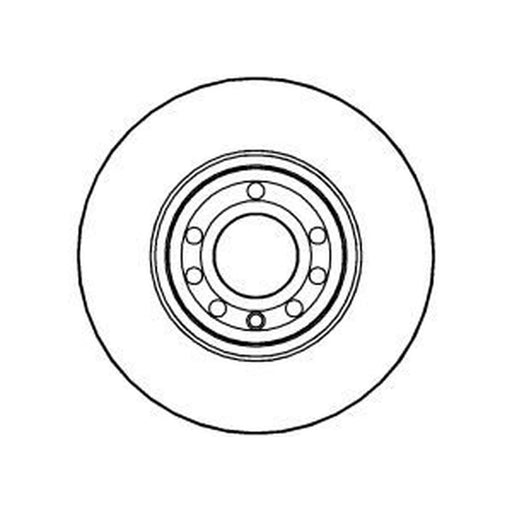 Abtex 2 x Vented Front Brake Discs BD1053V