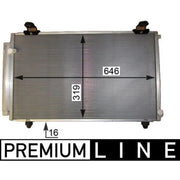 Mahle Air Conditioning Condenser AC 817 000P