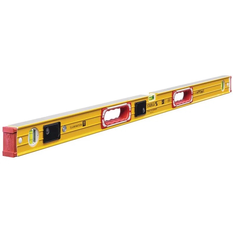 Stabila 196-2 LED Illuminated Spirit Level 3 Vial 17393 122cm - 17393